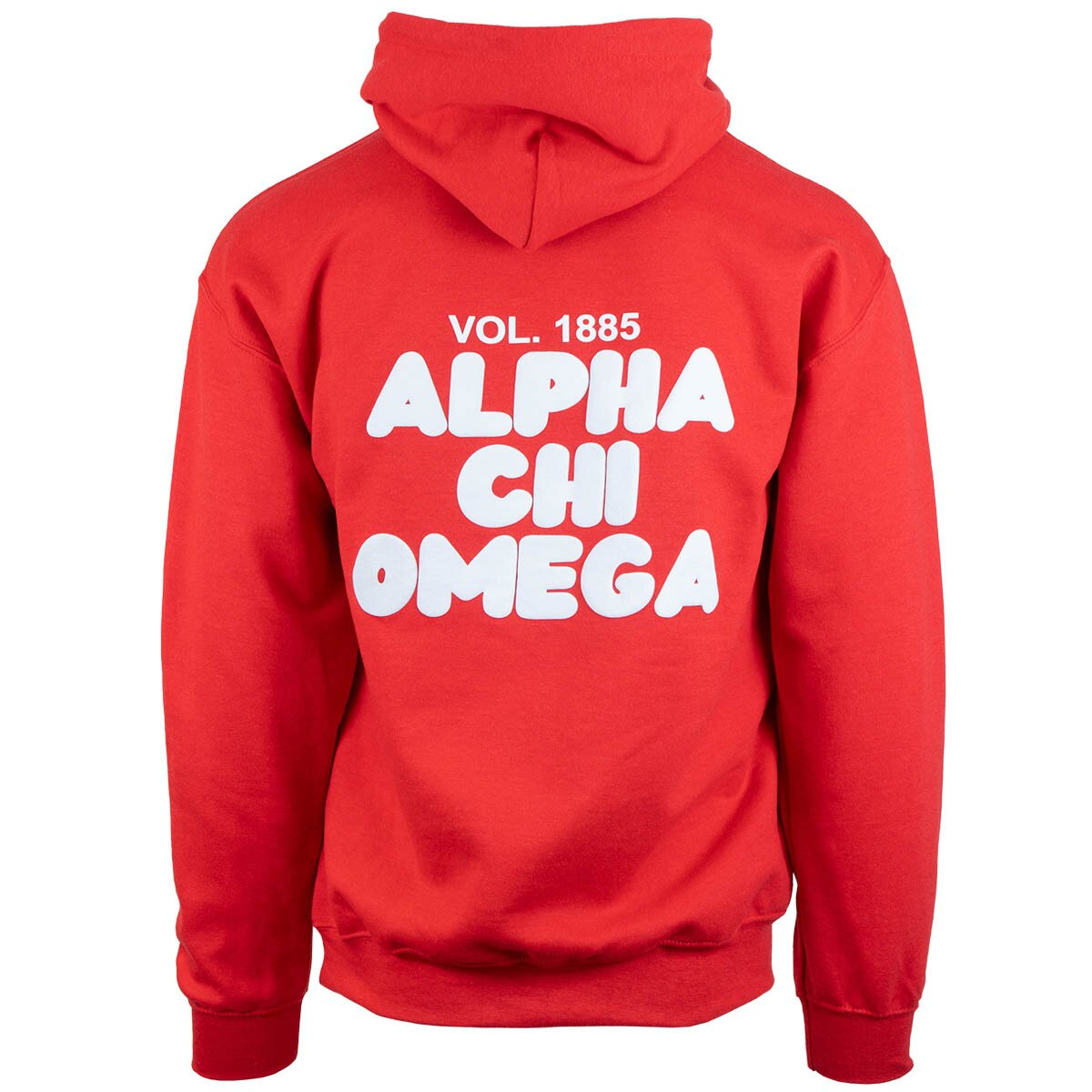 alpha chi omega unisex red hoodie sweatshirt
